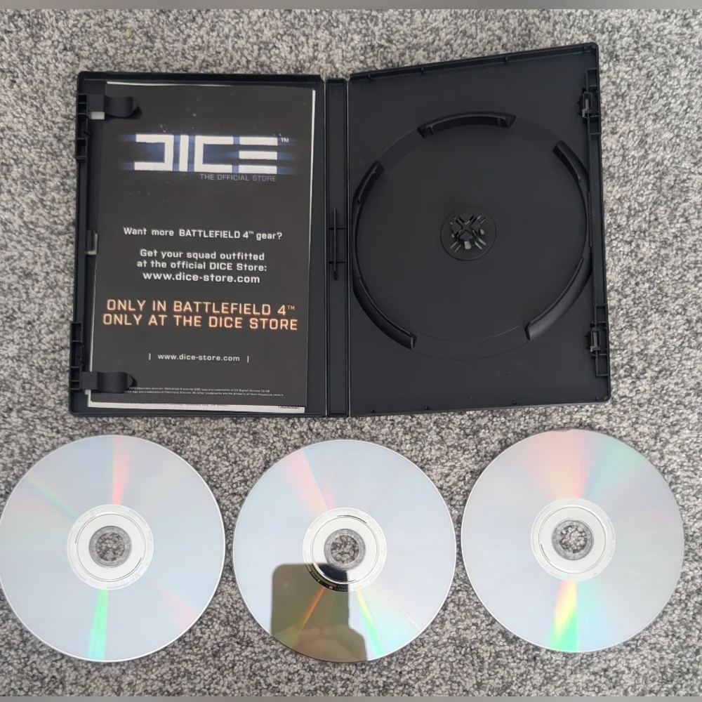 Battlefield 4 Frostbite 3 EA PC Game DVD-ROM 2013 3 Discs